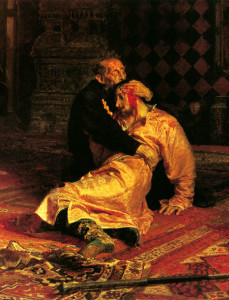 Ivan The Terrible and His Son Ivan - Ilya Repin Wallpaper by TelephoneWallpaper.com